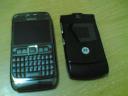 Nokia E71 ku di sebelah motorola V3